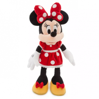Disney červená Minnie Mouse plyš