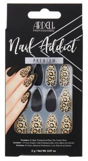 Ardell Nail Addict Premium - Black Leopard