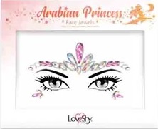 Kamínky na obličej - Arabian Princess
