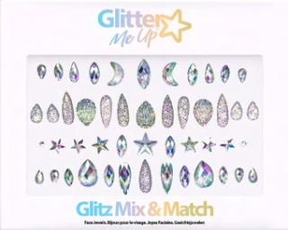 Kamínky na obličej Glitter Me Up - Glitz Mix & Match