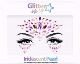 Kamínky na obličej Glitter Me Up - Iridescent Pearl