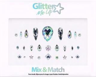 Kamínky na obličej Glitter Me Up - Mix & Match