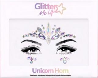 Kamínky na obličej Glitter Me Up - Unicorn Horn