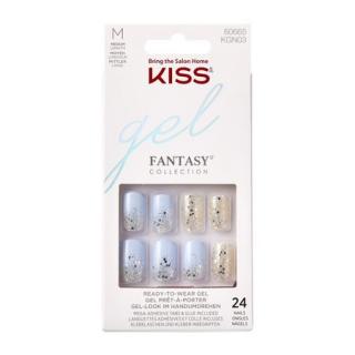 KISS Gelové nehty Gel Fantasy - Painted Veil Medium