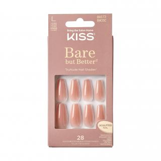 KISS Nalepovací nehty Bare But Better - Nude Glow