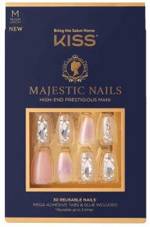 KISS Nalepovací nehty Majestic Nails - In a Crown