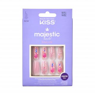 KISS Nalepovací nehty Majestic Nails - Lovely Bubbly