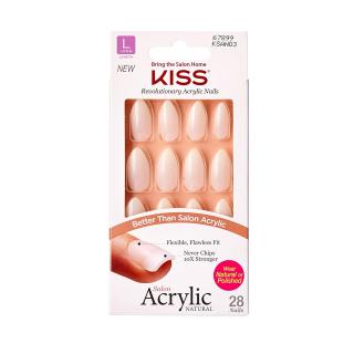 KISS Nalepovací nehty Salon Acrylic Natural - Forbidden