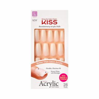 KISS Nalepovací nehty Salon Acrylic Natural - Strong Enough