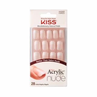 KISS Nalepovací nehty Salon Acrylic Nude - Cashmere