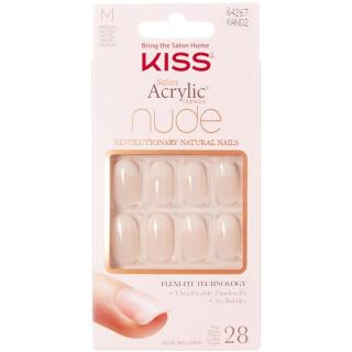 KISS Nalepovací nehty Salon Acrylic Nude - Graceful