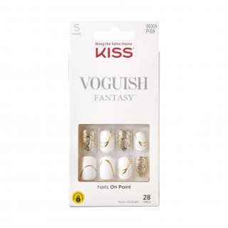 KISS Voguish Fantasy - White & Gold