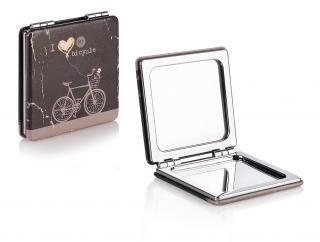 Kosmetické zrcátko s tiskem - design Bicycle