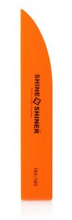 Pilník na nehty Knife, široký Hrubost, barva: 180/180 reflexní oranžová