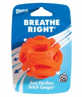 Míček Breathe Right Medium 6,5 cm (Aportovací míčky s patentovanou konstrukcí umožňující správné dýchání během hry)