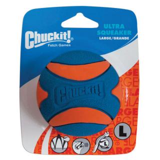 Míček Ultra Squeaker Ball Large 7,5 cm – pískací (Aportovací velice kvalitní míček, který píská. )