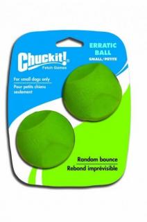 Míčky Erratic Small 5 cm - 2 na kartě (Aportovací gumové míčky speciálního tvaru s nevypočitatelným odskokem. )