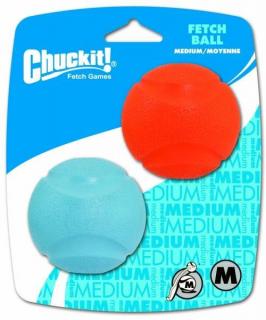 Míčky Fetch Medium 6,5 cm - 2 na kartě (Aportovací gumové míčky s velkým odskokem.)
