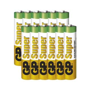 GP alkalická baterie SUPER AAA (LR03) 1bal/12ks B1310T