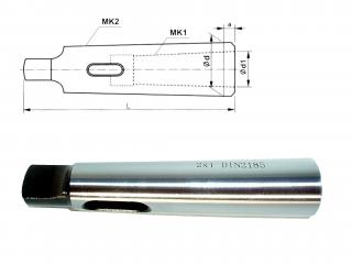 Redukční pouzdro s unašečem 2x1 MkII/MkI TOPLAND redukce Morse