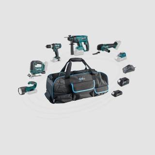 Sada aku nářadí 18V 10dilů „SET 2 “ XT102610