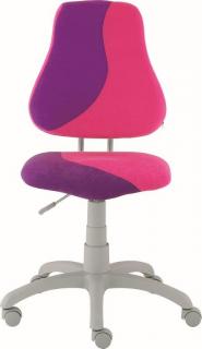 Dětská židle Fuxo S-LINE fialová-růžová