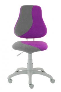 Dětská židle Fuxo S-LINE fialová-šedá