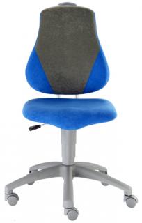 Dětská židle Fuxo V-LINE modrá-šedá