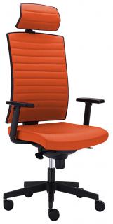 Kancelářská židle GAME VIP celočalouněný Barva: oranžová