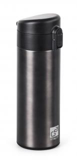 Termoláhev G21 na pití, 350 ml, ocelově šedá