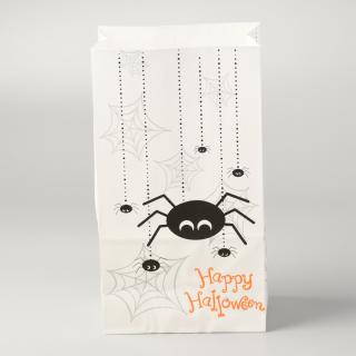 Halloween papírový sáček pavouk