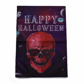 Halloween vlajka banner 460x320mm lebka