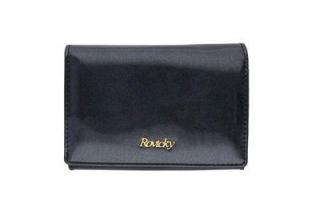 Dámská kožená peněženka černá perleť ROVICKY U505