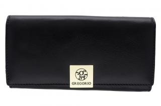 Dámská kožená peněženka GREGORIO GS-106 černá