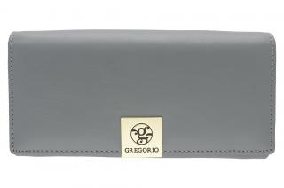 Dámská kožená peněženka GREGORIO GS-122 šedá