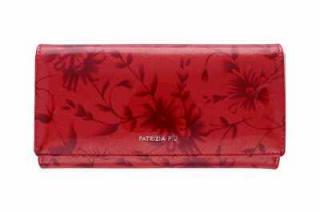 Dámská kožená peněženka PATRIZIA PIU červená U553