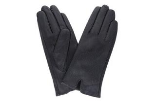 Dámské kožené rukavice černé PRIUS 4011 Velikosť: L