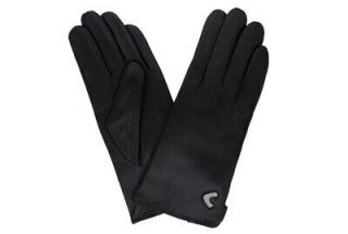 Dámské kožené rukavice černé PRIUS V4010 Velikosť: L