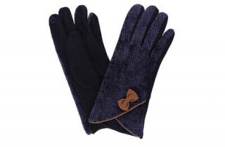 Dámské rukavice modré pletené PRIUS uni RS48