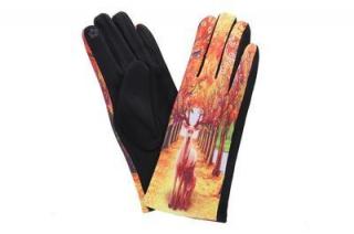 Dámské rukavice s barevným vzorem CAMILLA RS40/3