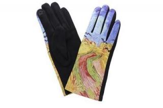 Dámské rukavice s barevným vzorem CAMILLA RS40/4