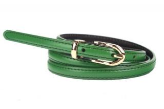 Dámský pásek kožený zelený OD099 Velikosť: 105 cm