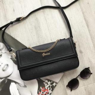 Kabelka crossbody GUESS Lovell FLAP černá