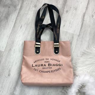 Kabelka shopper Laura Biaggi X2035 pudrově růžová