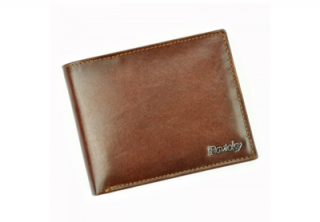 Pánská kožená peněženka ROVICKY hnědá U343 s RFID