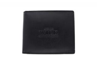 Pánská kožená peněženka WILD černá U367