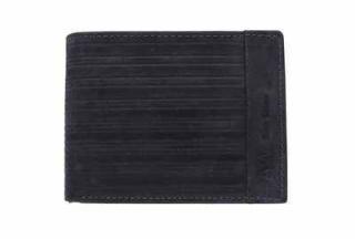 Pánská kožená peněženka WILD černo - šedá U333 s RFID