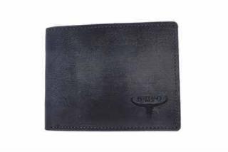 Pánská kožená peněženka WILD šedo modrá U321