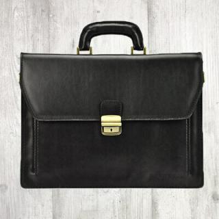 Pánská kožená taška černá GREGORIO 819-2