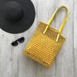 Síťovaná taška žlutá X304